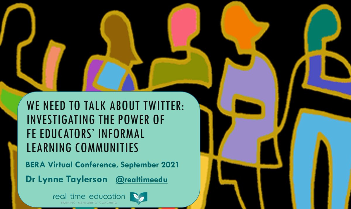 Dr Lynne Taylerson #AmplifyFE #SCMALT #FSET (@realtimeedu) on Twitter photo Tuesday 14th Sept, 5.30 pm is the slot for my presentation to the <a href="/BERANews/">BERA</a> conference 2021 on #rhizomatic informal #FE communities and their growth this year.
Featuring <a href="/JoyfulFE/">#JoyFE💛 Collective</a> <a href="/AmplifyFE/">AmplifyFE Community of Practice</a> <a href="/feresearchmeet/">#FEResearchMeet</a> and many more, building on my <a href="/TeamSUNCETT/">Team SUNCETT</a> <a href="/E_T_Foundation/">Education and Training Foundation (ETF)</a> #PRP research Tuesday 14th Sept, 5.30 pm is the slot for my presentation to the <a href="/BERANews/">BERA</a> conference 2021 on #rhizomatic informal #FE communities and their growth this year.
Featuring <a href="/JoyfulFE/">#JoyFE💛 Collective</a> <a href="/AmplifyFE/">AmplifyFE Community of Practice</a> <a href="/feresearchmeet/">#FEResearchMeet</a> and many more, building on my <a href="/TeamSUNCETT/">Team SUNCETT</a> <a href="/E_T_Foundation/">Education and Training Foundation (ETF)</a> #PRP research