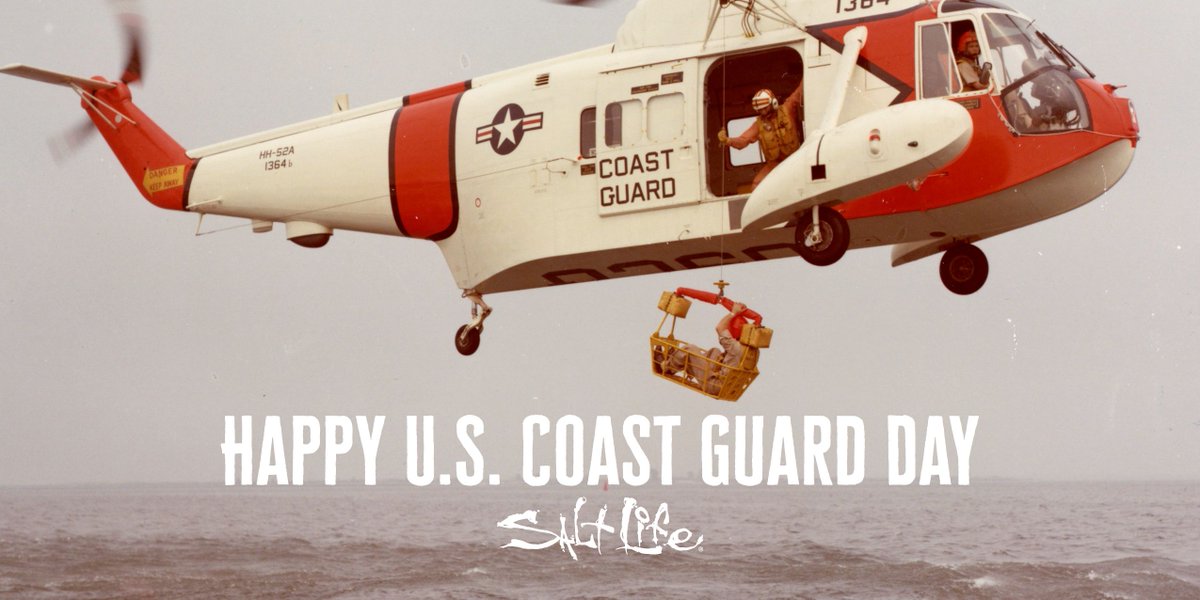 RealSaltLife's tweet photo. Thank you to those that have served and continue to serve. You defend America's maritime borders so that we can safely enjoy Living the Salt Life! 🇺🇸 

#CoastGuard #CoastGuardDay #USCG #SaltLife https://t.co/6P20mLa4pP