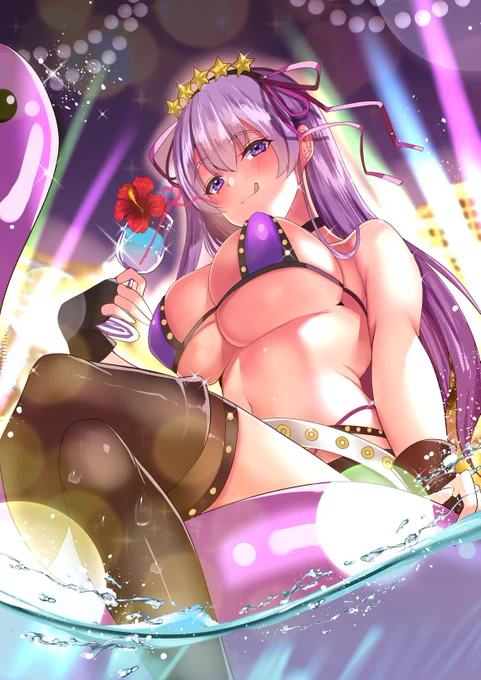 wip ナイトプールBBちゃん 
ルルハワー❤️
#FGO 