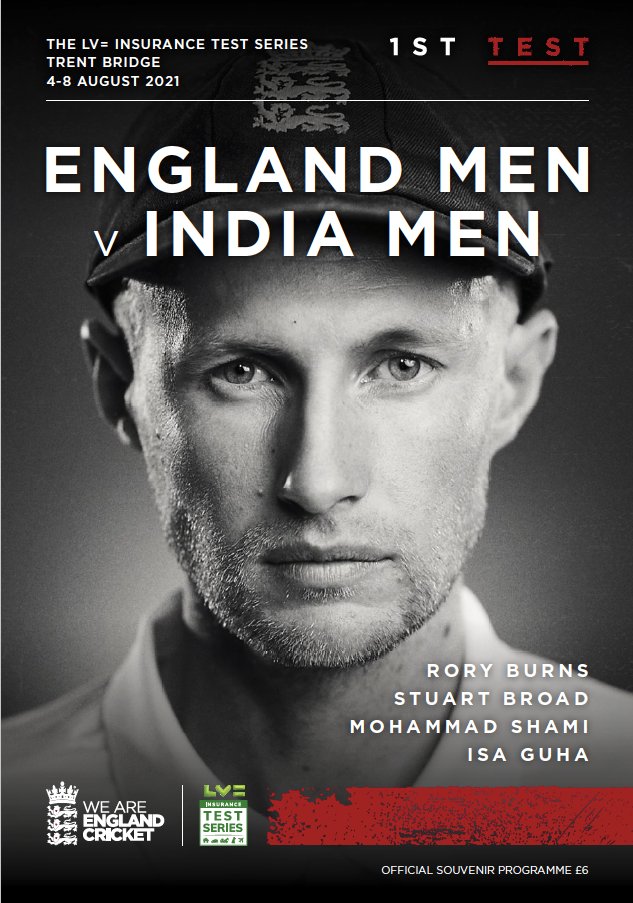 It's been two years since the last one of these. Great to be producing programmes for <a href="/englandcricket/">England Cricket</a> again. Loads of good stuff in it as ever from <a href="/Cricket_Ali/">Ali Martin</a>, <a href="/willis_macp/">Will Macpherson</a>, <a href="/anandvasu/">Anand Vasu</a> at el. Available over the next five days <a href="/TrentBridge/">Nottinghamshire CCC</a> and online at pplsports.com