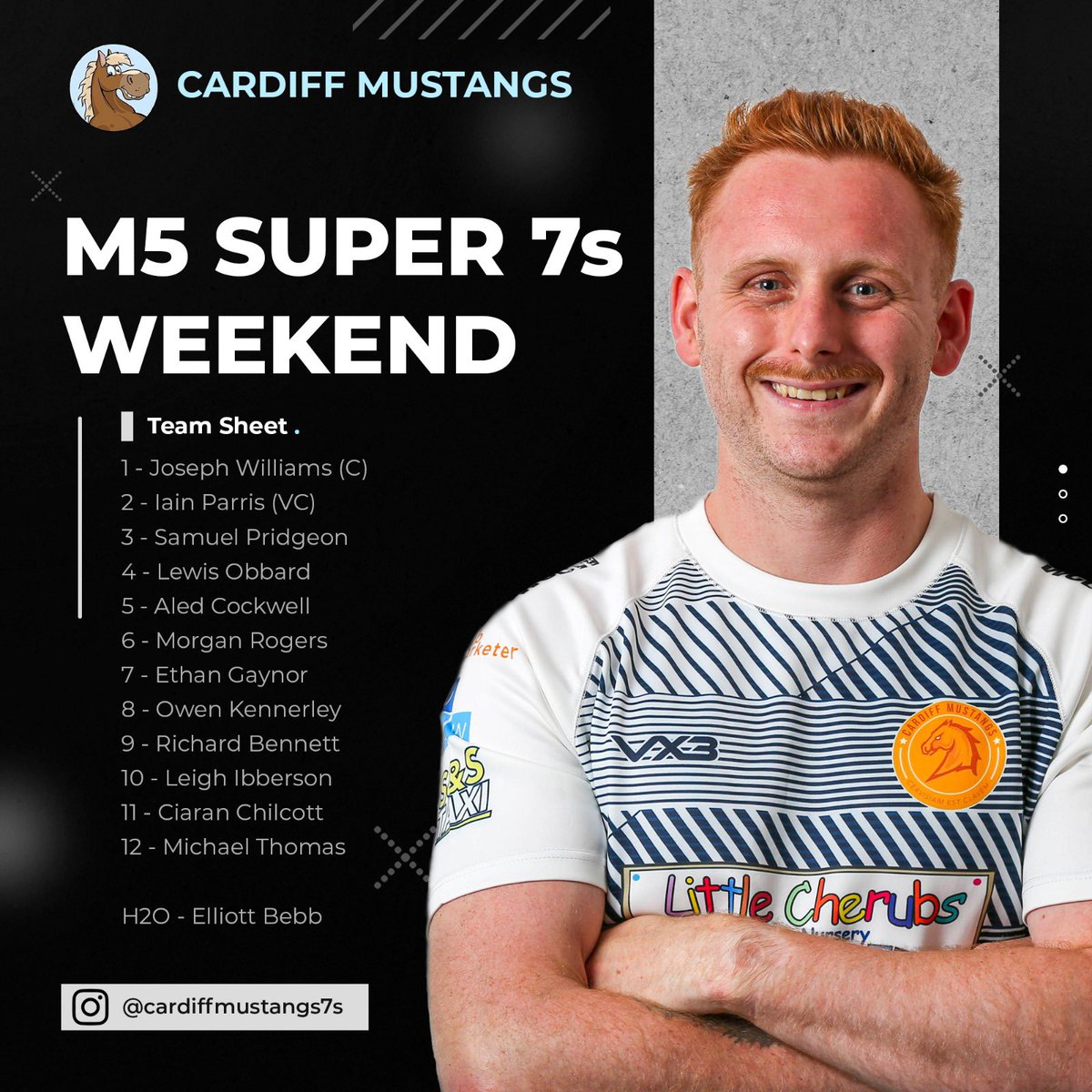 CardiffMustangs's tweet image. 🚨 BREAKING NEWS 🚨 

Our squad for M5 Super 7’s. After a massive win last weekend we’re hoping for more silverware this Saturday.

#RicFlair #Mustangs #HorsePower