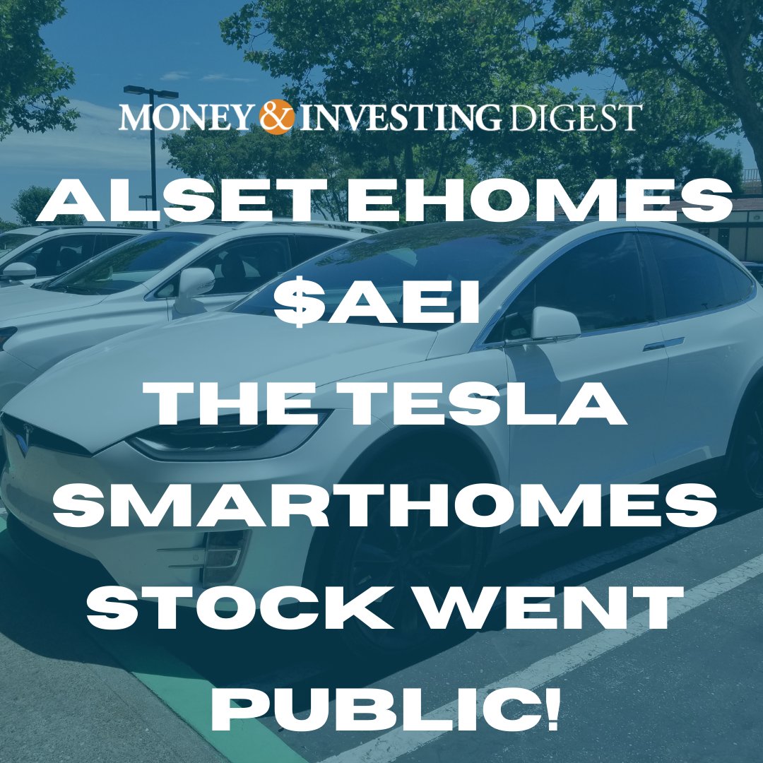 digest_money's tweet photo. Alset Ehomes is the most recent business ventures of Elon Musk. A small cap real estate business developing the Tesla E-Home, the stock is now public under the tick $AEI! 

Read more by visiting our website: 
https://t.co/tzk92pzBEp https://t.co/OwALgF1Lhy