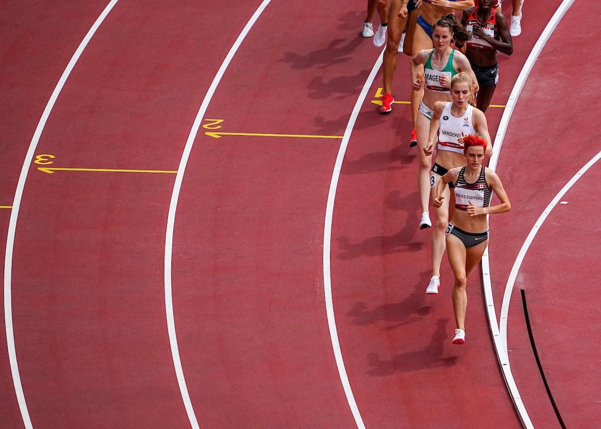 🚨FINALS BOUND🚨

Gabriela DeBues-Stafford finishes third in semifinal #1 of the #Tokyo2020 women’s 1500m to automatically qualify for Friday morning’s final!

WE ALL #BLEEDBLUE | #WeAreTO