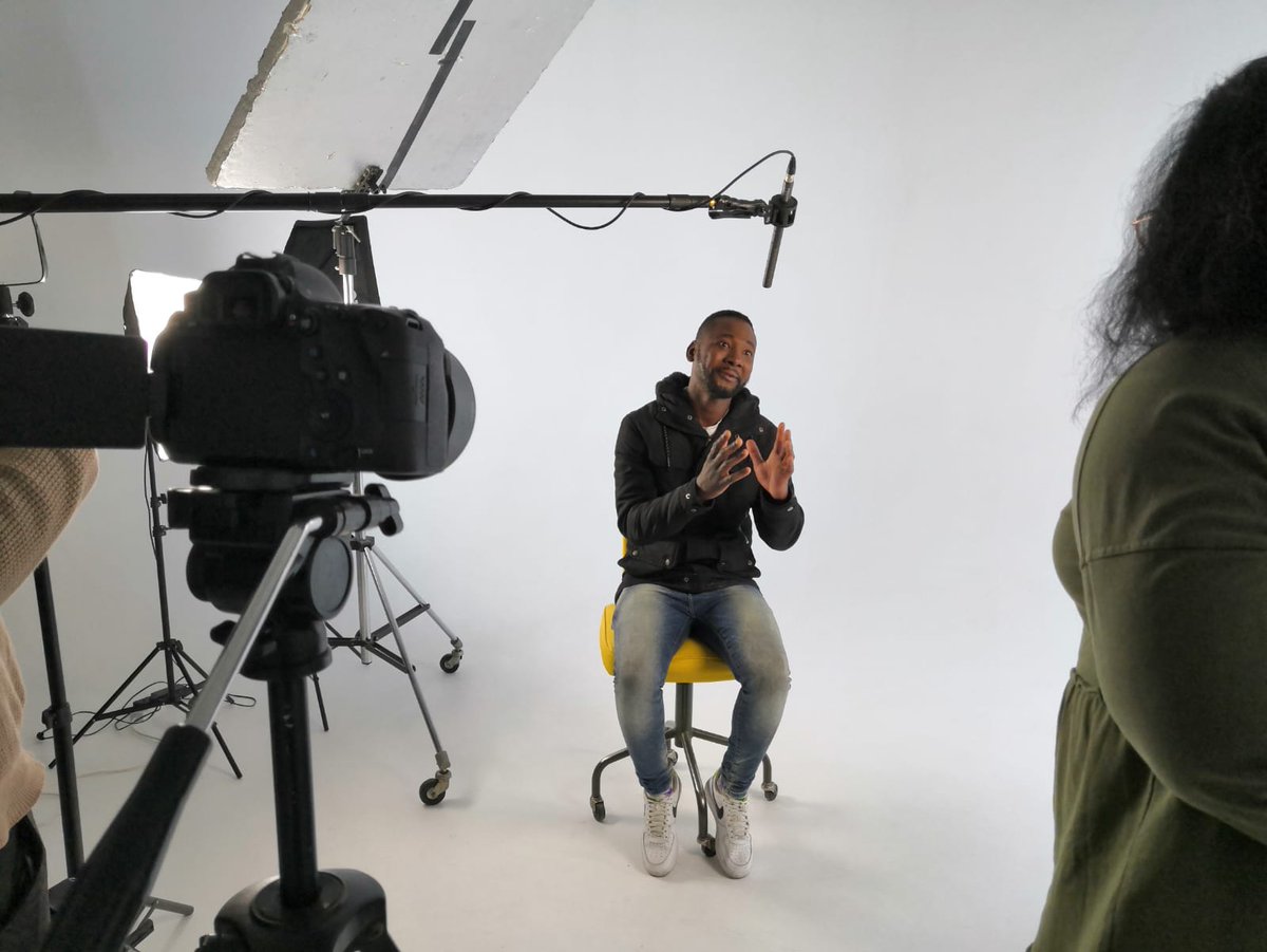 ModuTech_D's tweet image. On set shooting the Deviare graduates for Thetha digital in Sandton