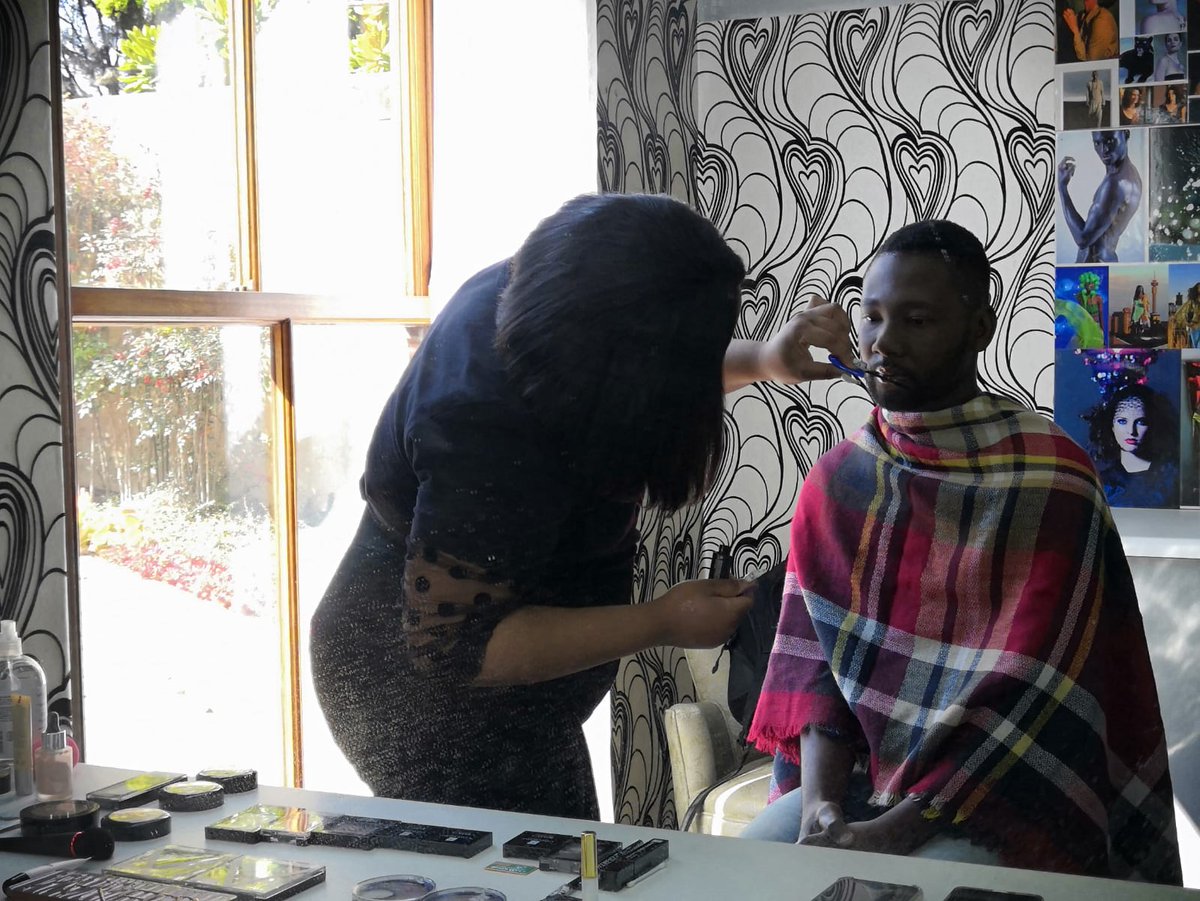 ModuTech_D's tweet image. On set shooting the Deviare graduates for Thetha digital in Sandton