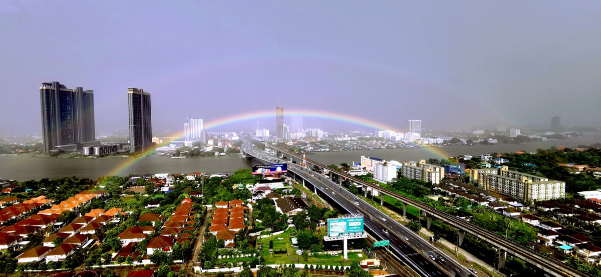 MEE_KHUN_'s tweet photo. rainbow ขึ้นตรงหน้าเลย 4/8/2021 https://t.co/QCgwC2T8PF