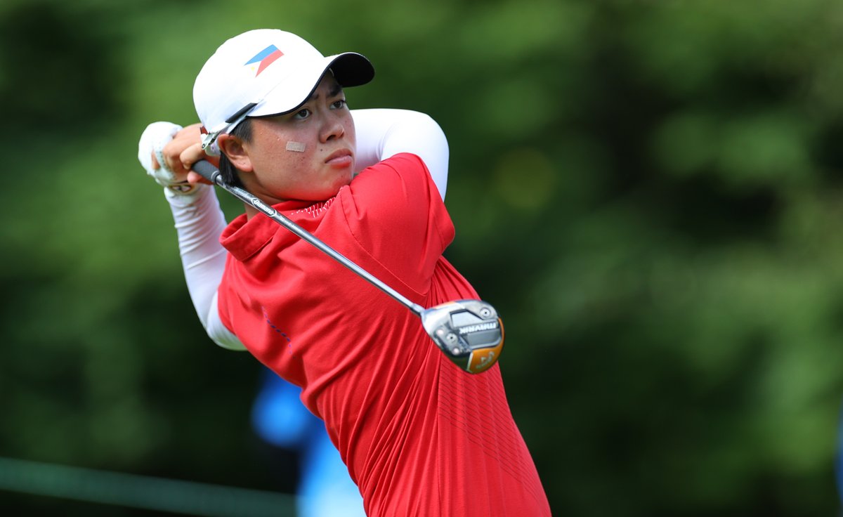 "Pretty good" and "pretty tough" Filipina golfers Bianc...