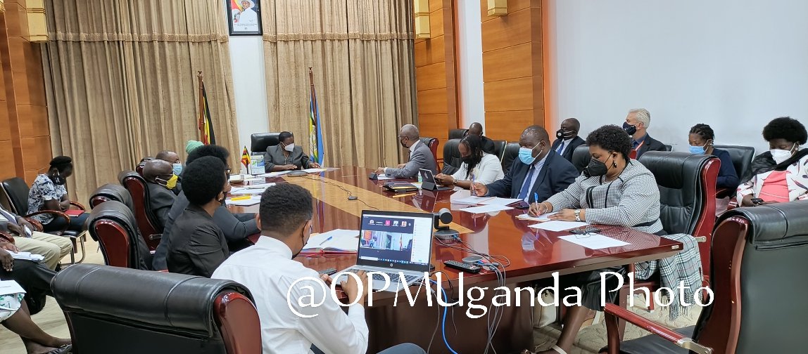 OPMUganda's tweet photo. Prime Minister @RobinahNabbanja chairing a national preparatory meeting on the #FoodSystems Summit @OPMUganda  today. @MAAIF_Uganda @NPA_UG @FAOUganda @WFP @UNICEFUganda @MoLGUganda @WorldVisionUg https://t.co/eUlPF4dTD0