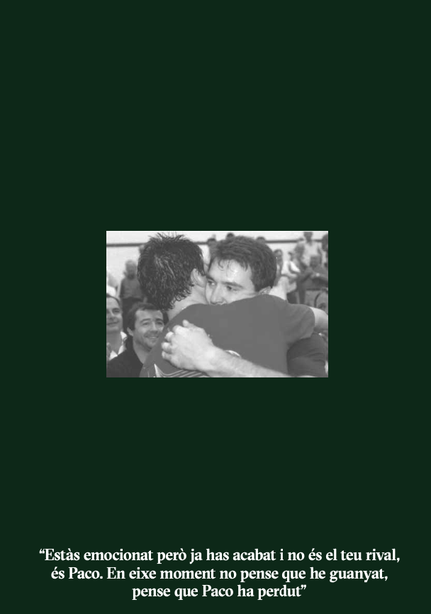 «El dia d’abans quasi no vaig dormir. Sentia la responsabilitat: ja toca, em deia», contà Enric Sarasol a <a href="/alexzahinos/">Álex Zahinos</a> sobre una final històrica davant el Genovés.  Sarasol va guanyar i va demanar perdó al seu ídol.

Oferim el número sobre Paco en obert: issuu.com/revistaferida/…