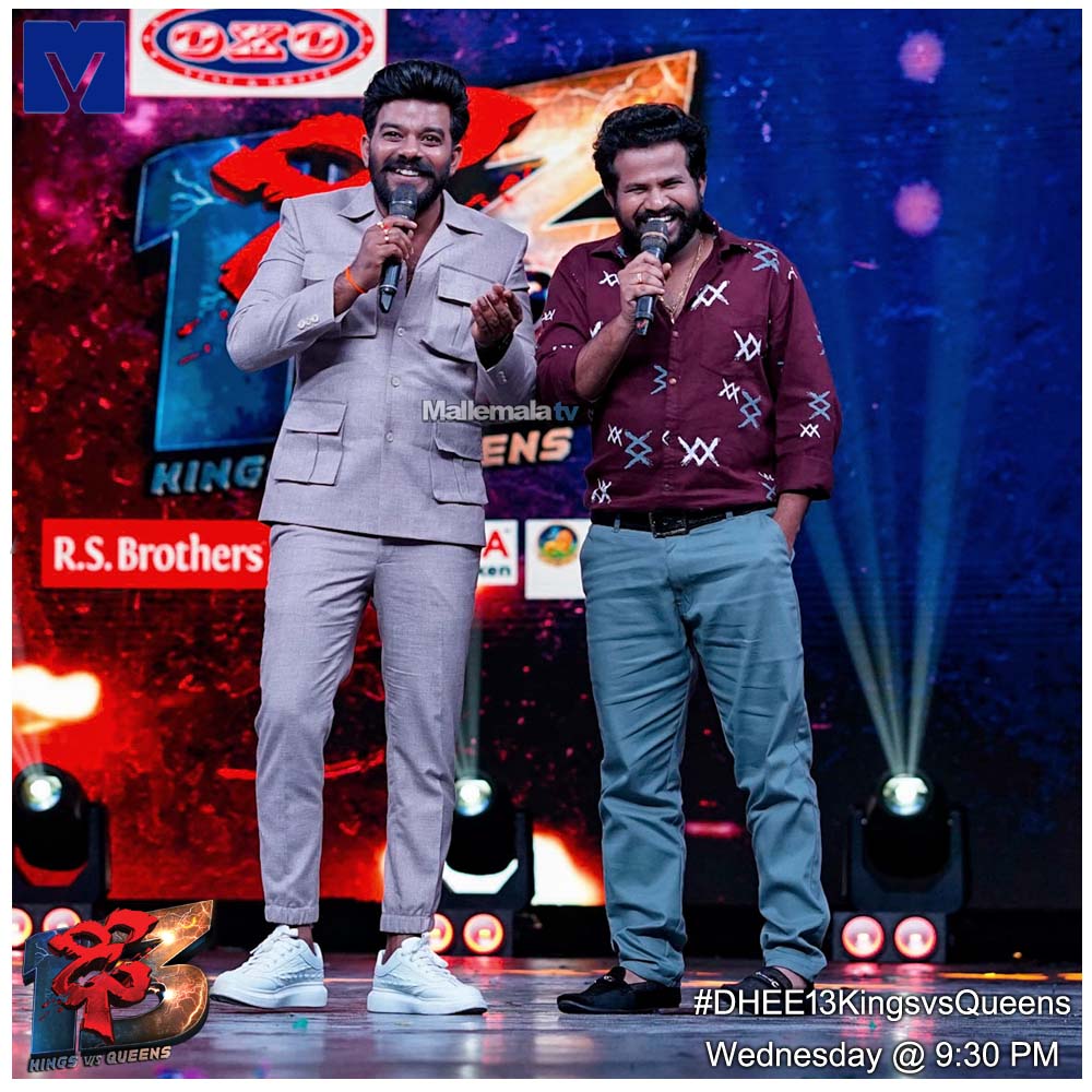 mallemalatv's tweet photo. #SudigaliSudheer #HyperAadi #Dhee13 #DheeKingsvsQueens https://t.co/jUCagCm10c