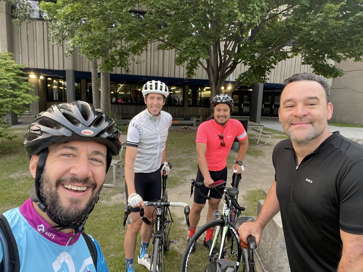 Beautiful morning to ride 100 miles to beat cancer. Let’s do this!! <a href="/PanMass/">Pan-Mass Challenge</a> #pmcreimagined