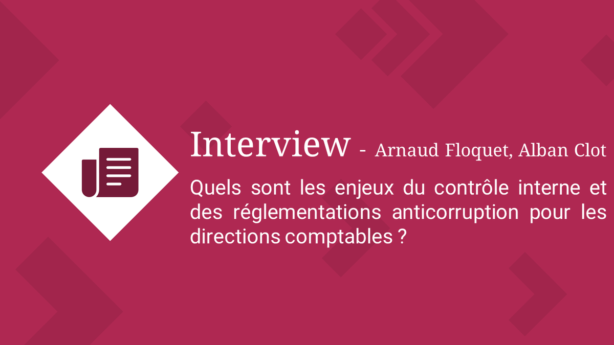 Retrouvez l'interview d'Alban Clot et Arnaud Floquet, Managing Director au sein du cabinet Protiviti France pour une vision croisée sur le contrôle interne, les réglementations anticorruption ainsi que l'avenir des finances.

Pour y accéder 👇

hubs.ly/H0T2cDx0