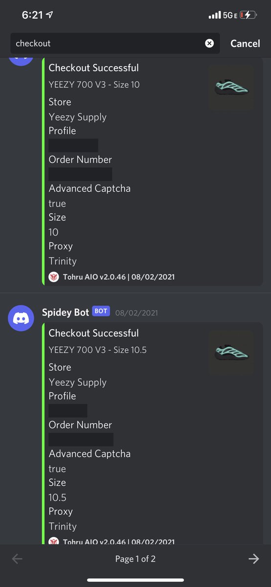 scarbeezee's tweet image. First Yeezy Day and it was exhausting 😩😂

Bot: @TohruAIO_ always come through for me
Proxies: @TrinityProxies been strong on YS
Server: @HyperKVM very underrated!!!
Cookgroups: @gumpboyfnf and @ChopsAndClips ALWAYS HOLDING IT DOWN‼️ 

Some unlogged and hella fraud declines 😩😩