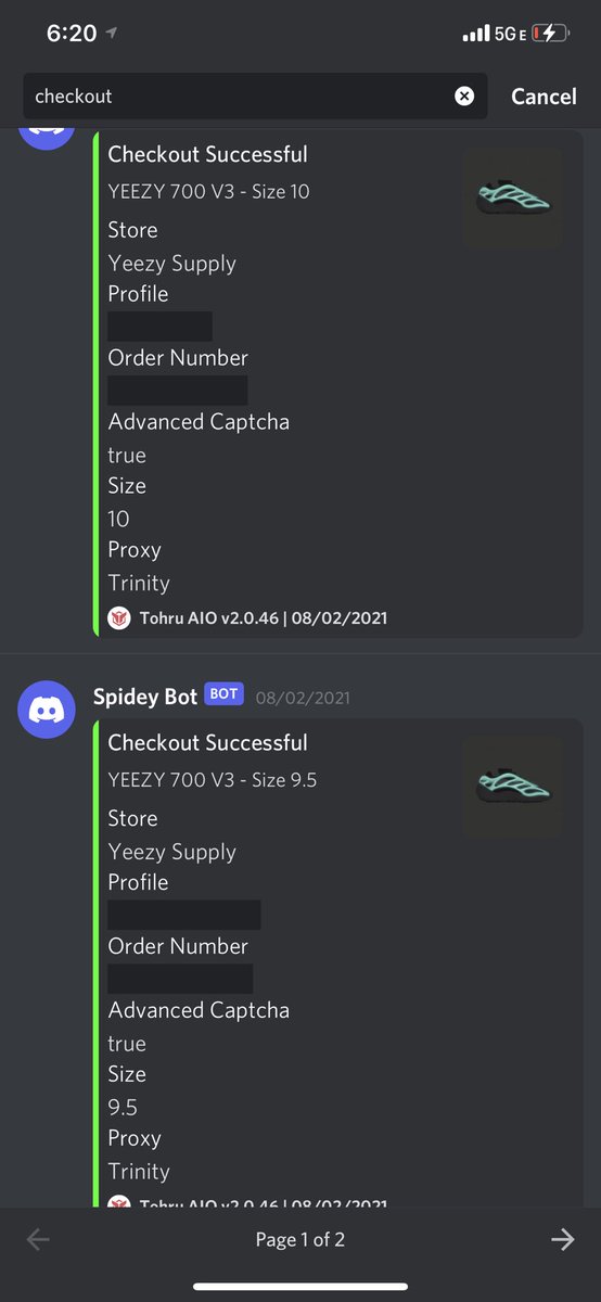 scarbeezee's tweet image. First Yeezy Day and it was exhausting 😩😂

Bot: @TohruAIO_ always come through for me
Proxies: @TrinityProxies been strong on YS
Server: @HyperKVM very underrated!!!
Cookgroups: @gumpboyfnf and @ChopsAndClips ALWAYS HOLDING IT DOWN‼️ 

Some unlogged and hella fraud declines 😩😩