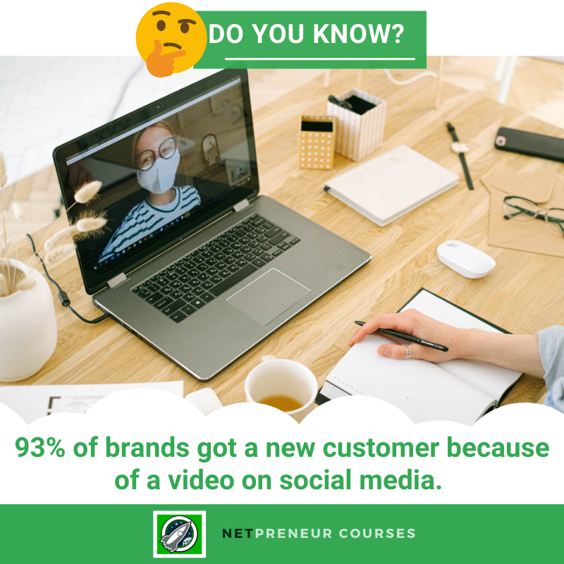 NetpreneurC's tweet photo. 93% of brands got a new customer because of a video on social media.
#digitalmarketing #netpreneur #netpreneurcourses #digitalmarketingcoursenagpur #digitalmarketingcourseinnagpur #SEO #SMO #Videomarketing #SMM #Video https://t.co/Q2MeB04lWc