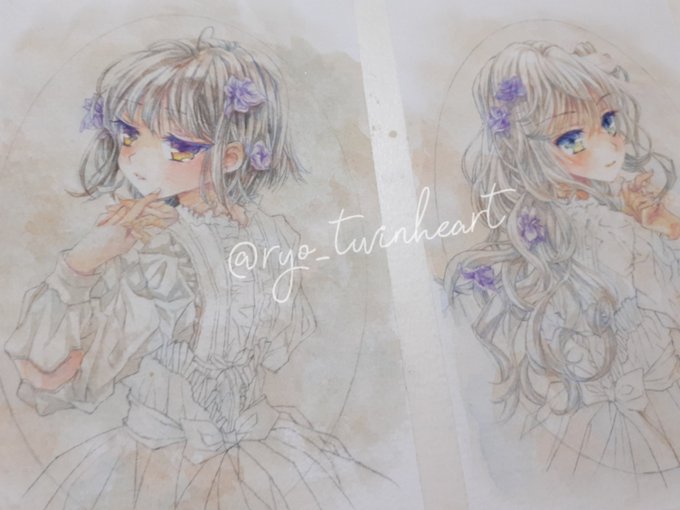 8æã®å±ç€ºäŒçšã«ãã°ã¬ã€ãã·ã¥ãªé°å²æ°ã§ç çãšæ¡è±ãæããŠããŸã
#wip #éææ°Žåœ©
#ãªãªãžãã«ãã£ã©