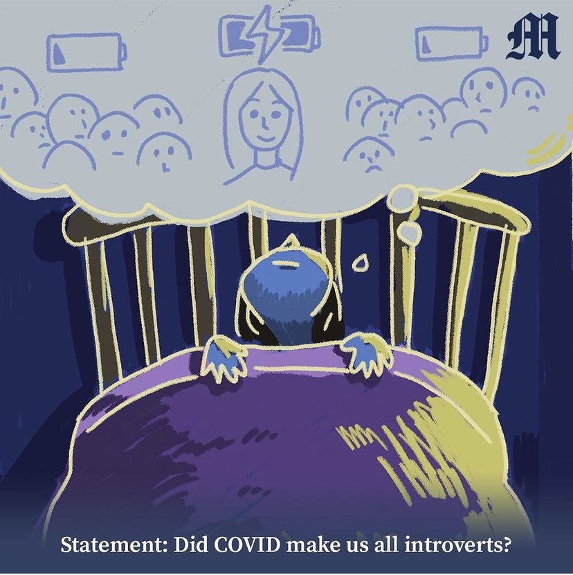 DrDaphneWatkins's tweet photo. Them: “Did Covid make us all introverts?”
Me: “No. It just outed people like me: an introvert posing as an extrovert.” #SoloRecharge #Introvert #Peace https://t.co/34LkJ8OLjR