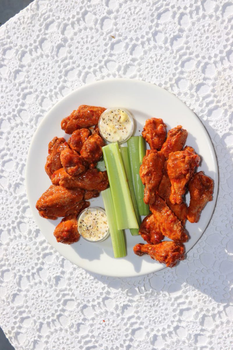 DukeWingz's tweet photo. Add a little spice in your life with @DukeWingz 🌶
We have been perfecting our sauce for over 20 years. One bite and you’re hooked! Order now with a side of fresh celery and creamy ranch dip. WhatsApp or call 0793038711 to order. 

#johannesburg #foodie #picoftheday https://t.co/9kbLw0uyFH