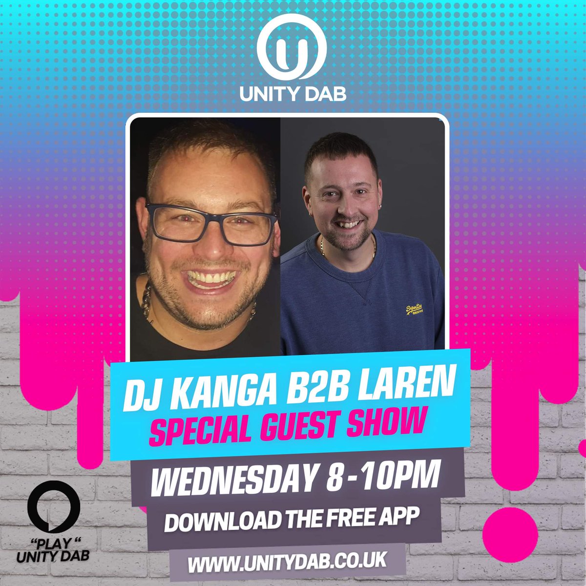 Live #TONIGHT <a href="/Unity_DAB/">Unity DAB</a> <a href="/deejaylaren/">DEEJAY LAREN</a> b2b <a href="/djkanga/">☠dj kanga☠</a> 8 till 10pm gmt #guestshow #thebigmouthshow #music #wednesday #radiopresenter #radiostation #dabradio #radio #radiodjs #ladies #gentleman #musiclove #global #worldwide #alexa #heygoogle #essex #essexcounty #kent #london #europe