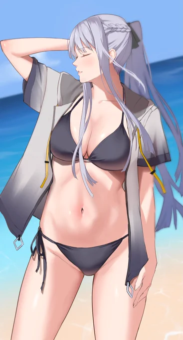 夏なので水着AK-12
画質悪かったから再up
#GirlsFrontline  #少女前线  #ドルフロ 