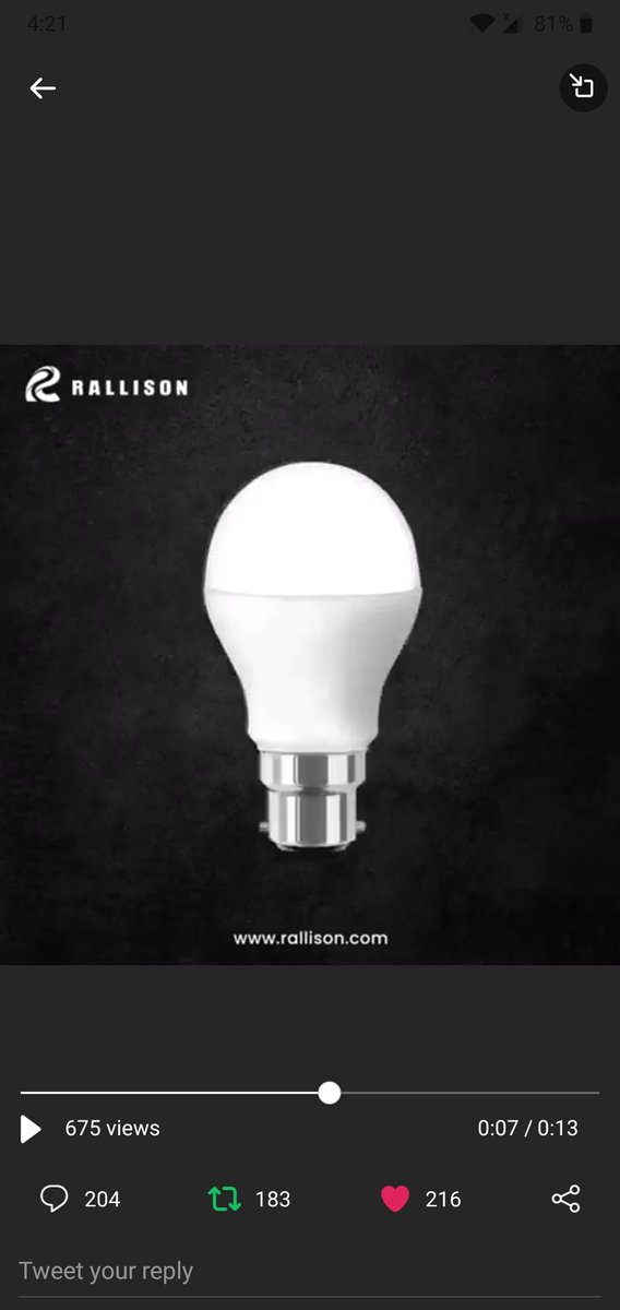 Sanjiv_34's tweet photo. @rallisoncables Here's my perfect screenshot
#SnapShareWin #6LEDbulbs
@rallisoncables
Join
@Sandeep13_
@acidkidrock
@harshj5765
@ranchikuldeep
@Pareek197
@HimanshRx
@AsifAnkalagi
@blessedkamal
@prashpatel_
@Param_Sidhu77
@mysterioussu
@AbhishekIPLFeak
@AkashKr03
@abha_mishra19
@v_srikanth70 https://t.co/3TjboBsgP5