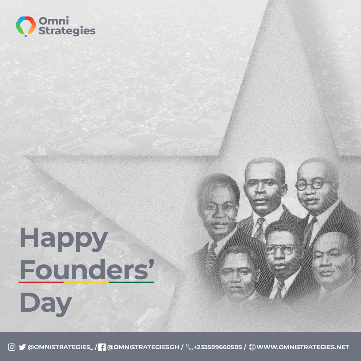 omnistrategies_'s tweet photo. Today, we appreciate our Founding Fathers for fighting for the Ghana we have today. #foundingfathers #foundersday #fathersday #appreciationday #holiday #august2021 #omnistrategies #technologies #itsolutions #akofisgroup #ocorie #Akofisengineering https://t.co/Y8OiAPqoZv