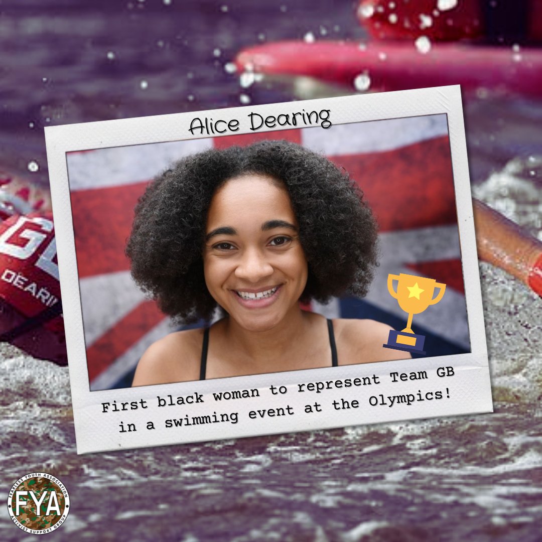 🚨HISTORY-MAKING🚨

Alice Dearing has become the first black woman to represent Team GB in a swimming event at the Olympics!💪

She'll always be a winner for us, congratulations <a href="/alicedearingx/">Alice Dearing</a> #Tokyo2020 #TeamGB #Olympics