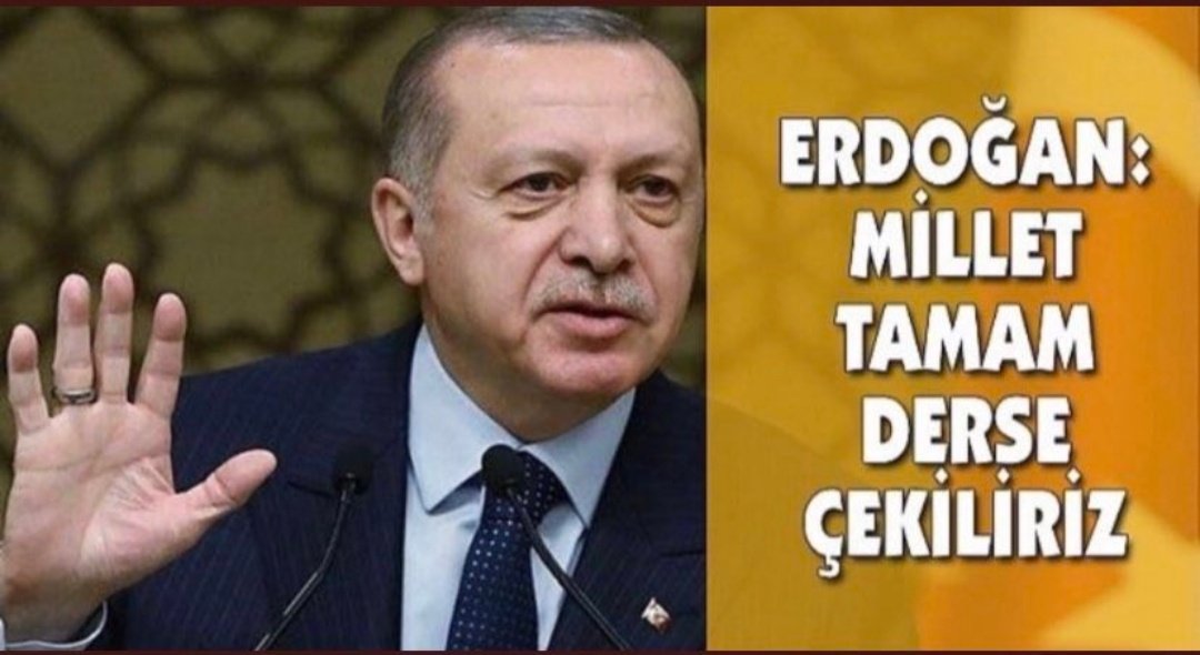 Artık tamam !
#TayyipErdoğanİstifa #Tamam