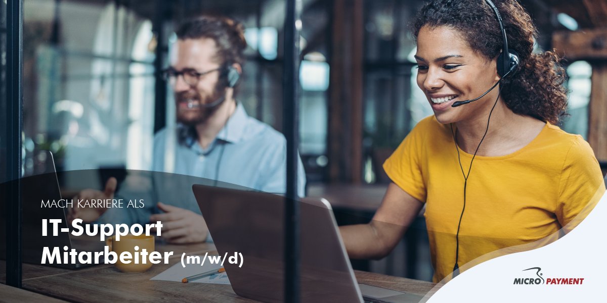 Nutze Deine Chance und bewirb Dich als IT-Support Mitarbeiter bei Micropayment.
bitly.com/3ilRISo #stellenangebot #jobsuche #job #stellenanzeige #jobs #karriere #jobangebot #bewerbung