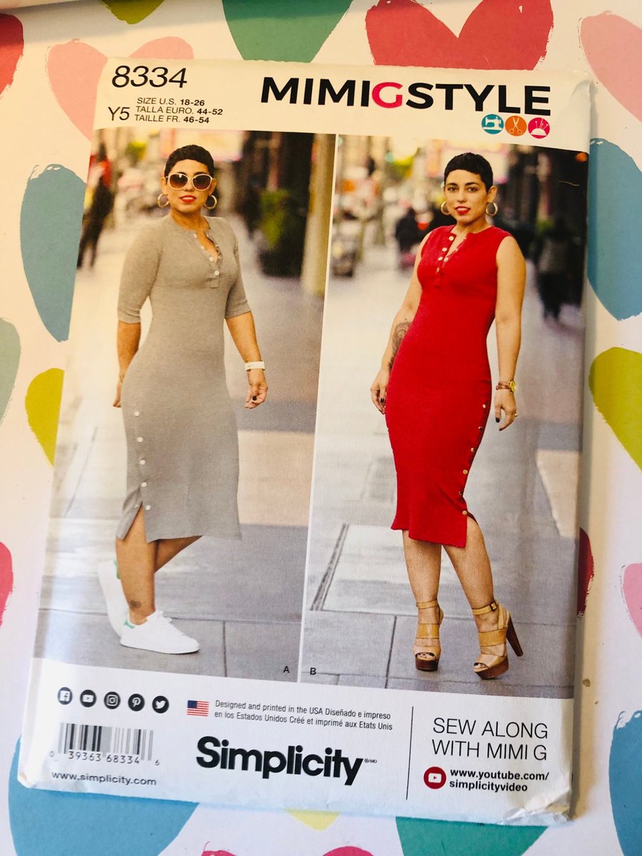 WatsonsVintage's tweet image. NEW LISTING Available now in my #etsyshop : Uncut 2017 Simplicity Pattern 8334 'Mimi G Style' Misses' Knit Dress Sleeves or Sleeveless Sizes 18-26 Contemporary Style Plus Size Pattern etsy.me/3jluStv #Simplicity #PlusSizePattern #MimiGStyle #KnitDressPattern #ModernDress