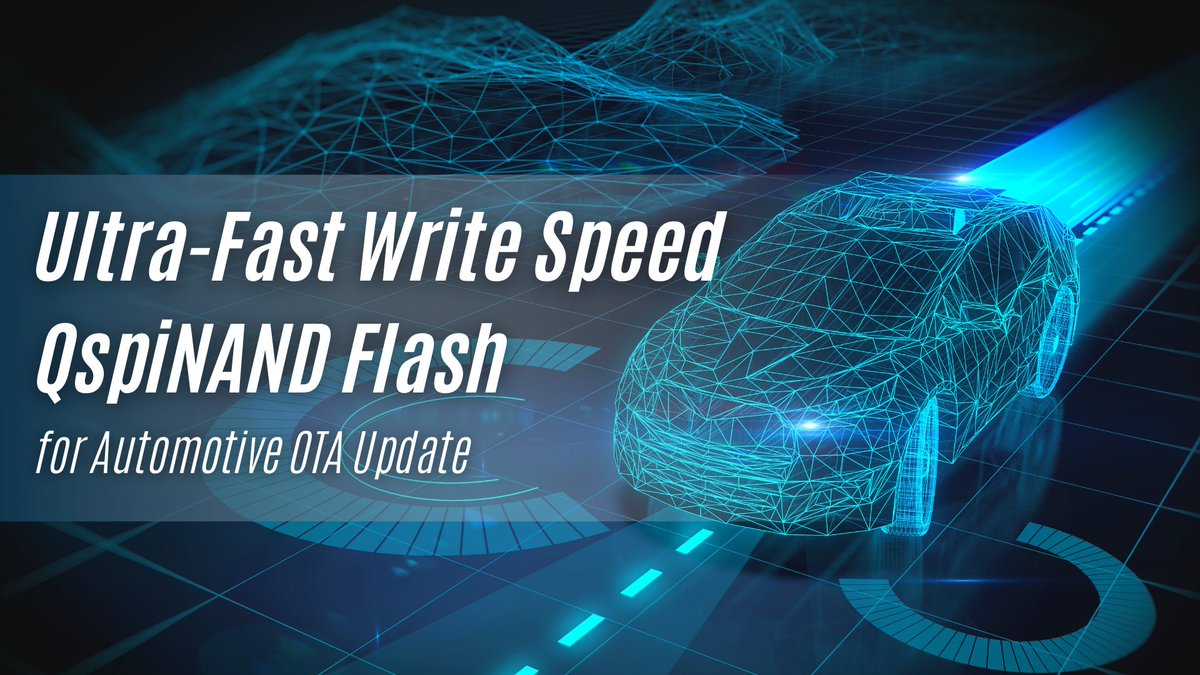winbondflash's tweet image. 【QspiNAND with ultra-fast write speed: A new option for over-the-air updating of automotive code】

Check out the article to see how Winbond addressed the requirements of #automotive #OTA applications: bit.ly/3ilRURC

#CodeStorage #Flash #MemorySolutions #Winbond
