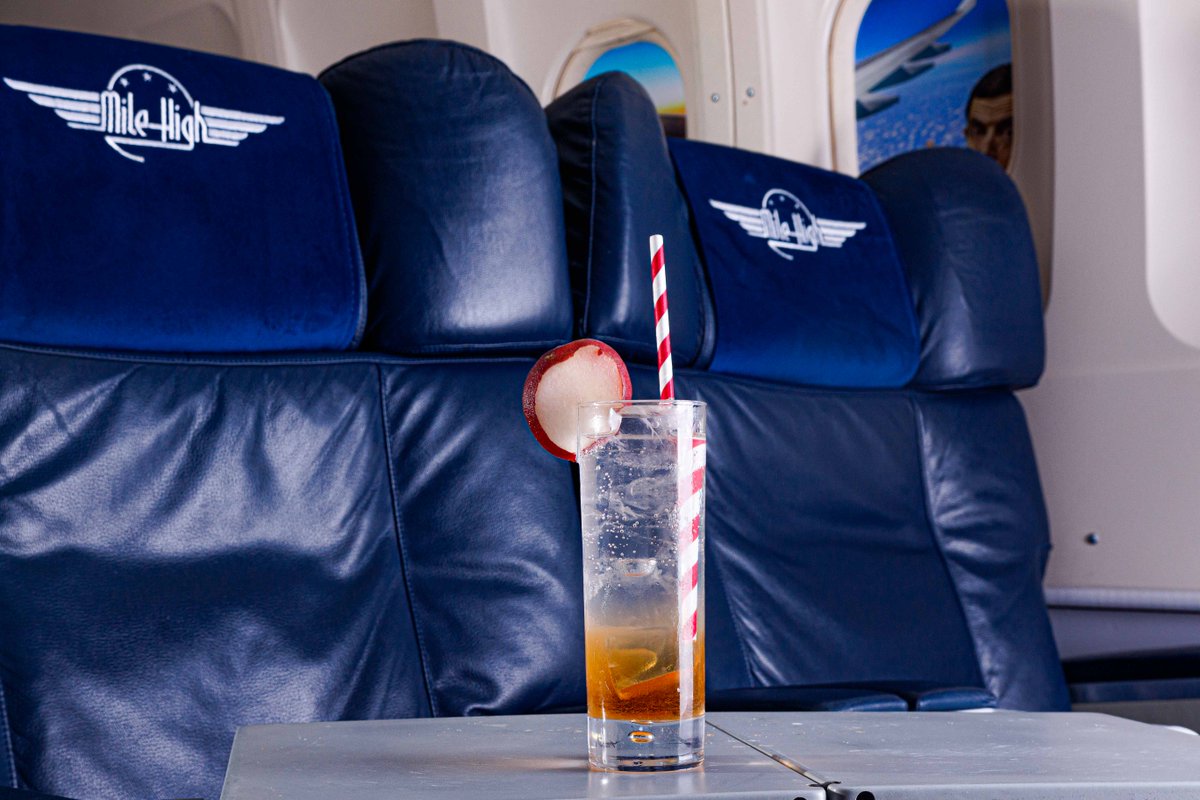 Ladies and gentleman welcome onboard Mile High. Book your flights now to sample our brand new delicious cocktail menu
