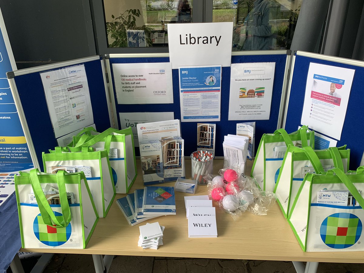 Incoming doctors at @mtwnhs, we’re excited to see you! 🩺 Come and meet our clinical librarian and see what resources are available to you with your library membership 🌟🌟🌟