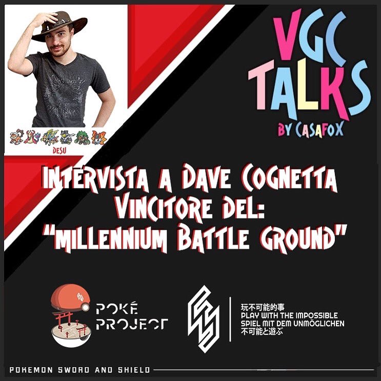 CasaFoxTV (@casafoxg) on Twitter photo Stasera ore 21.30 sul canale avremo il piacere di intervistare il buon <a href="/DesuVGC/">Dave Cognetta デス</a> reduce dall’ennesima vittoria, questa volta al <a href="/PokeMillennium/">Pokémon Millennium</a> Battle Ground! Gli faremo qualche domanda e ci spiegherà come utilizzare il team con alcune partite in Battlespot, link twitch in bio! Stasera ore 21.30 sul canale avremo il piacere di intervistare il buon <a href="/DesuVGC/">Dave Cognetta デス</a> reduce dall’ennesima vittoria, questa volta al <a href="/PokeMillennium/">Pokémon Millennium</a> Battle Ground! Gli faremo qualche domanda e ci spiegherà come utilizzare il team con alcune partite in Battlespot, link twitch in bio!