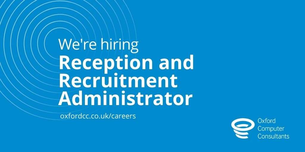 OxfordCC's tweet image. We are currently looking for an enthusiastic and responsible receptionist and recruitment administrator to join our team, providing support to both of our central Oxford offices.

Please visit oxfordcc.co.uk/careers to find out more and apply!

#adminrole #recruitmentjobs