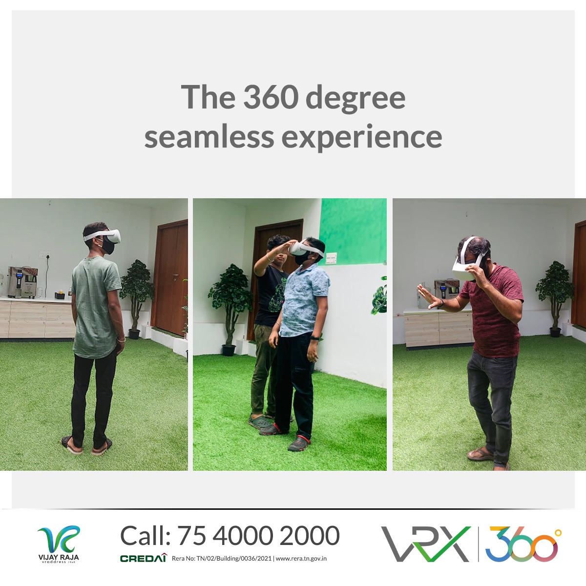vijayrajahomes's tweet photo. Come experience a virtual tour of our Largest Smart-Home Community
Vijay Raja VRX - 360 @ Thirumazhisai
Visit https://t.co/ylCa8pdWN6 for more details
or
Give a missed call 75 4000 2000
#Vijayraja #vrx #VRX360 #VR #Virtualreality #Customerexperience #customerengagement https://t.co/Dz452AymjE