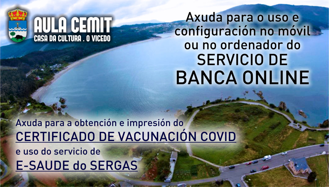 Recordade que estamos abertos para calquer dúbida ou consulta tecnolóxica ou informática que queirades facer en horario de mañá. Na Casa da Cultura de 10:00 a 14:00