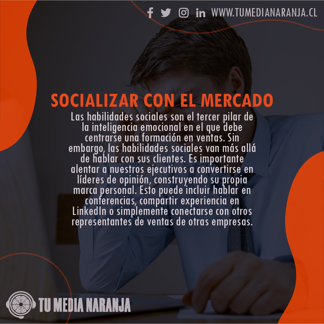 La inteligencia emocional 🧠 es una característica que beneficia todos los aspectos de nuestra vida diaria como vendedores, tanto personal como laboral 🤝🏼. 
#TMN🍊 #GeneradoresdeDemanda #Prospección #Pipeline #B2Bsales #B2Bsolutions #B2B #Empresa #VentasB2B #PropuestaComercial