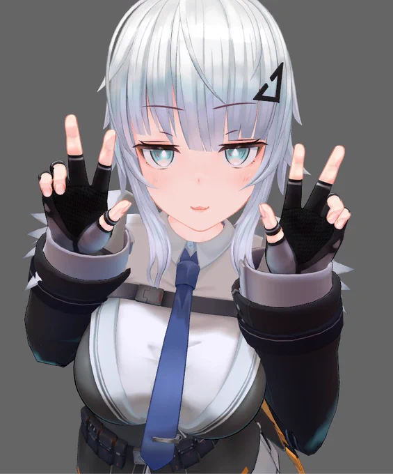 そして恒例のアホの子っぽい表情もありますね('ω'`) 