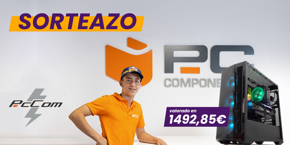 🟠¡𝗦𝗘𝗚𝗨𝗜𝗠𝗢𝗦 𝗗𝗘 𝗦𝗢𝗥𝗧𝗘𝗔𝗭𝗢!🟠

⚡️ ¿Quieres un PcCom Gold que vaya a la velocidad de <a href="/37_pedroacosta/">Pedro Acosta</a> cuando hace vuelta rápida?

🏁 RT🔃 y síguenos
🏁 Comenta con #PcComponentesYAcostaDandoGas deseando suerte a Pedro Acosta para el GP de Styria 

🦅 ¡Volemos raso!