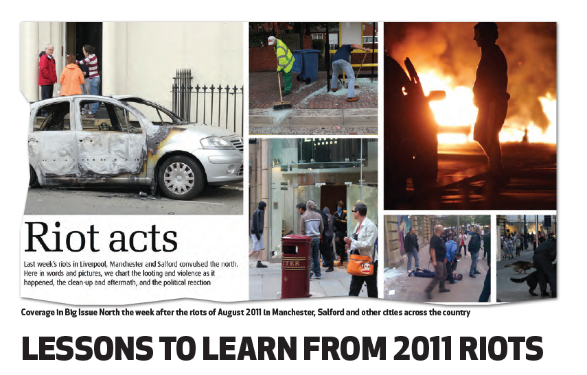 A decade ago this week, fires raged across the country. In this week's issue, we talk to social psychologist <a href="/ProfJohnDrury/">John Drury</a>, whose latest research finds that police expectations fuelled riots in Salford.

Available from your local vendor or online: orlo.uk/AvOqd