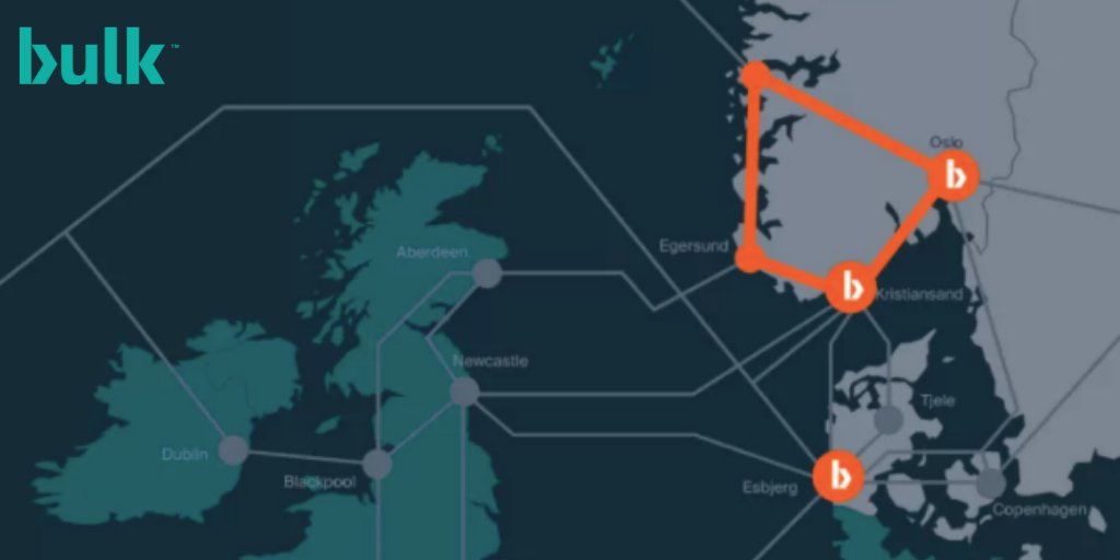bulk_infra's tweet photo. Take a look at #BulkFiberNetworks Inter-City Ring terrestrial #fibersystem, which connects 4 of #Norway’s largest cities: #Oslo, #Kristiansand, #Stavanger, and #Bergen https://t.co/5CchnDD4FH