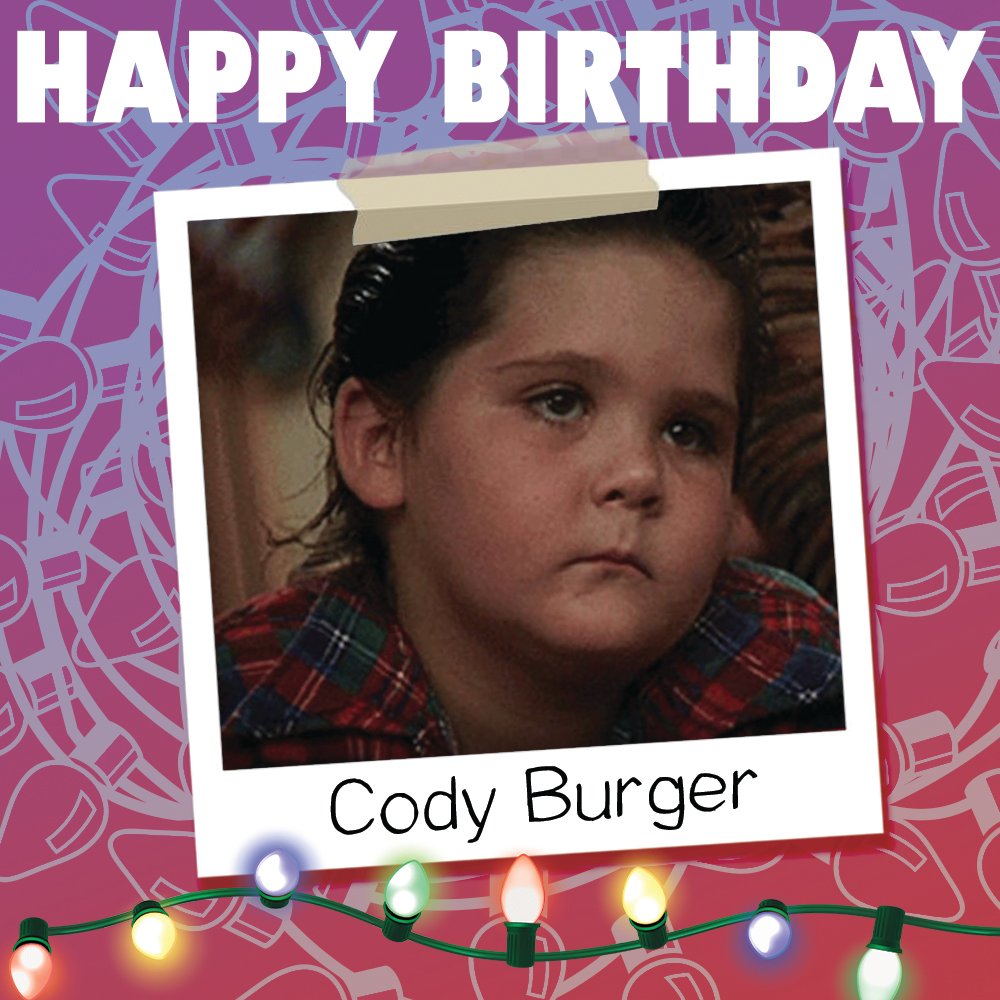 Happy Birthday Cody Burger!

Shop Online:
 