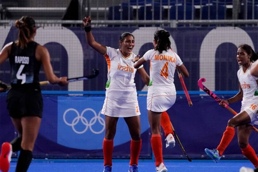 AshwiniVaishnaw's tweet photo. Historic match! Well played, Indian Women’s Hockey Team. 
We all are very proud of what you all have achieved.

All the best for the next match. 
#Cheer4India #Tokyo2020 https://t.co/jwEYcJJa0u
