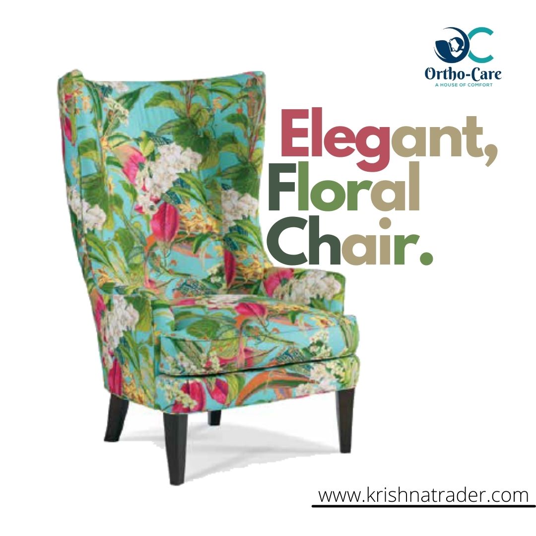 Elegant floral chairs are available.  Shop furniture items like sofa, chair, bed, dining table & more. Call -9999606700 or visit krishnatrader.com
Follow @orthocarert
#chair #behindthechair #chairs  #4chair #officefurniture #blendedhair #interiordesign #interior #latest