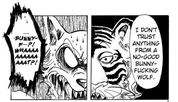 Listen, obviously the Beastars dub is impeccable, but I would be lying if I said I wasn't a little disappointed that this line wasn't transcribed verbatim from the manga 