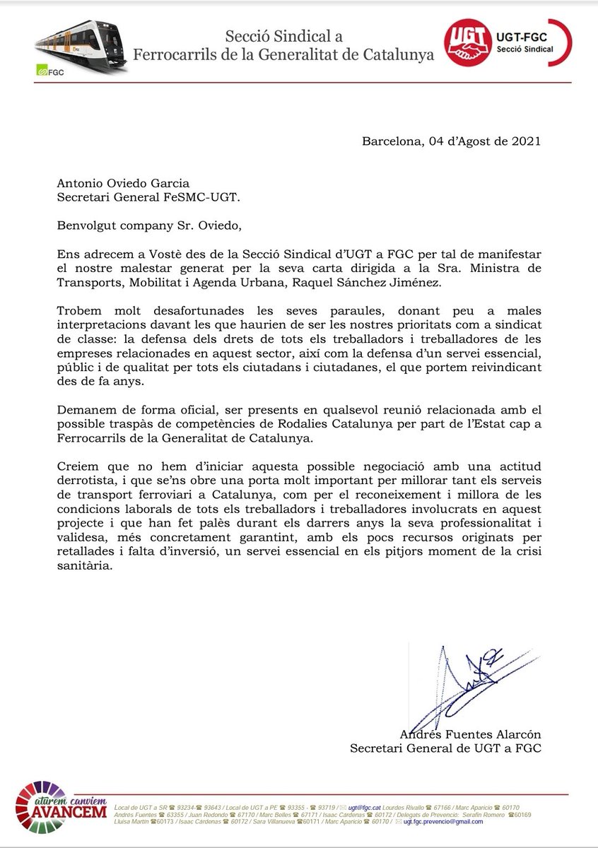 UGT - FGC tweet media