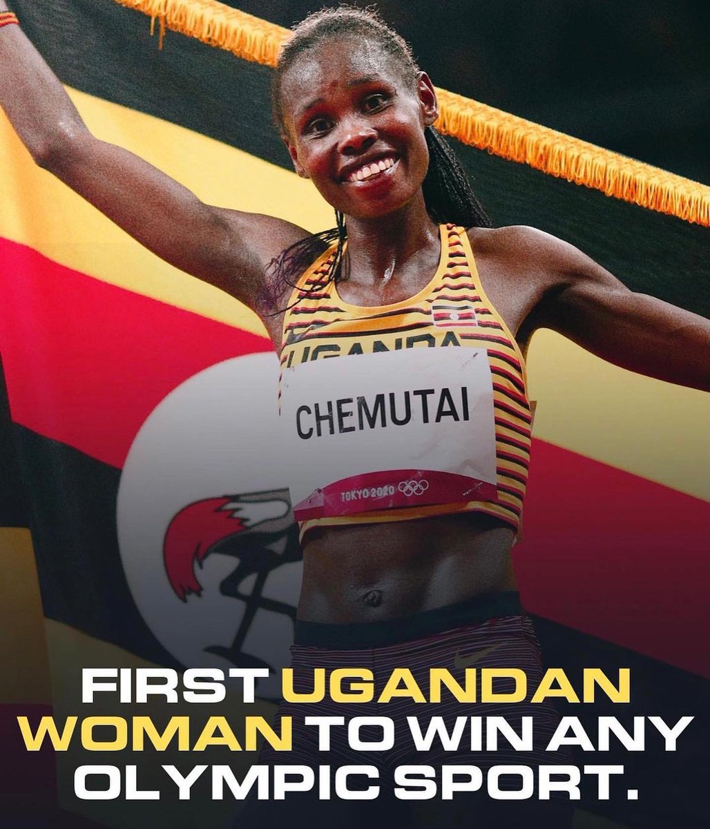hellaugandans's tweet photo. Well done CHEMUTAI
FIRST Ugandan Woman to win an Olympic Event https://t.co/t7eb8o4Nuj