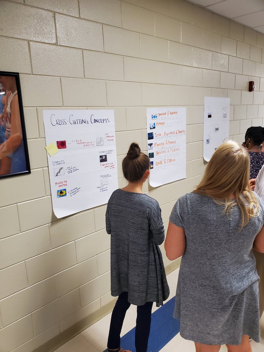 "Doing the work of a scientist" with our GCS Induction teachers!  Fantastic day teaching, learning, and preparing for this school year