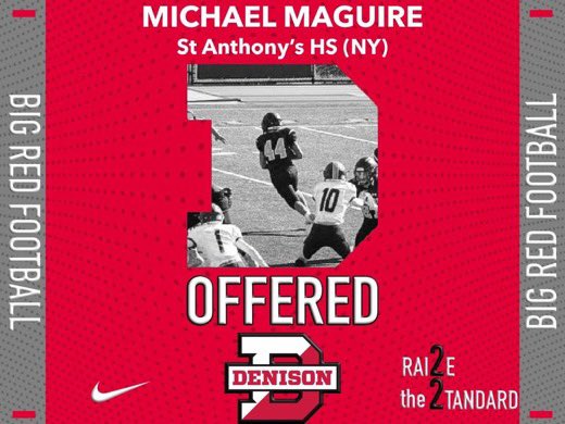 After a great call with @coachhatem I am very grateful to have received the opportunity to continue my athletic and academic career @DUFootball thank you.@CoachMinucci @StAnthonysFB @coachhatem @imaz77